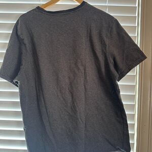 Calvin-klein Men's Black and Grey T-shirt